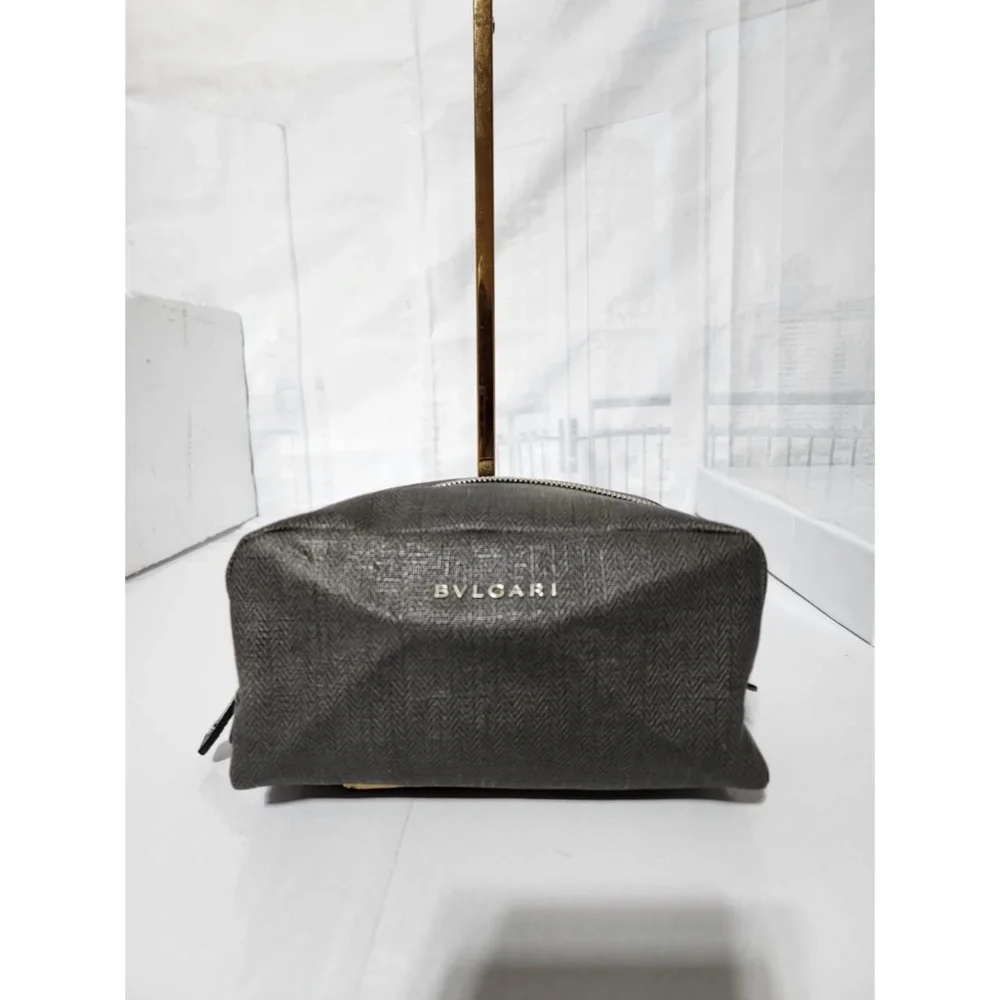 Authentic Bvlgari Weekend Toiletry/Make up Pouch Black